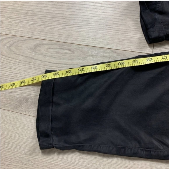 NOA NOA Black High Rise Cuffed Hem Trouser Pants - Picture 12 of 12